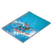Stormachtige Vissersboot Notitieboek (Linkerzijde)