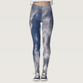 stormachtige wolken die zich op unieke leggings vo (Voorkant)