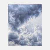 Stormachtige wolken fleece deken (Voorkant)