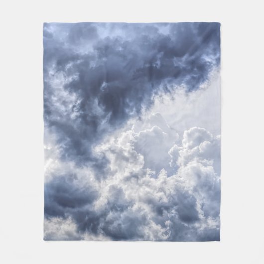 Stormachtige wolken fleece deken (Voorkant)