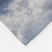 Stormachtige wolken fleece deken (Hoek)