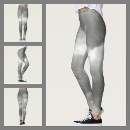 Stormachtige Wolken Grijs Chic Leggings