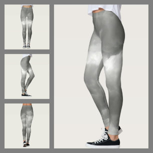 Stormachtige Wolken Grijs Chic Leggings