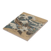 Stormachtige zee tegeltje (Zijkant)