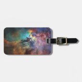 Stormachtige Zeeen van Lagune Nebula in Boogschutt Bagagelabel (Voorkant horizontaal)