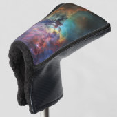 Stormachtige Zeeen van Lagune Nebula in Boogschutt Golfheadcover (3/4 voorkant)