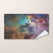 Stormachtige Zeeen van Lagune Nebula in Boogschutt Handdoek (Handdoek)