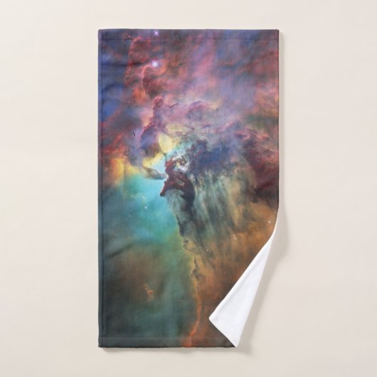 Stormachtige Zeeen van Lagune Nebula in Boogschutt Handdoek (Handdoek)