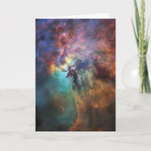 Stormachtige Zeeen van Lagune Nebula in Boogschutt Kaart (Voorkant)