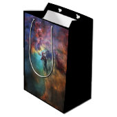 Stormachtige Zeeen van Lagune Nebula in Boogschutt Medium Cadeauzakje (Achterkant Gekanteld)