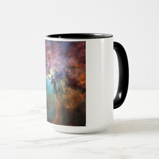 Stormachtige Zeeen van Lagune Nebula in Boogschutt Mok (Voorkant rechts)