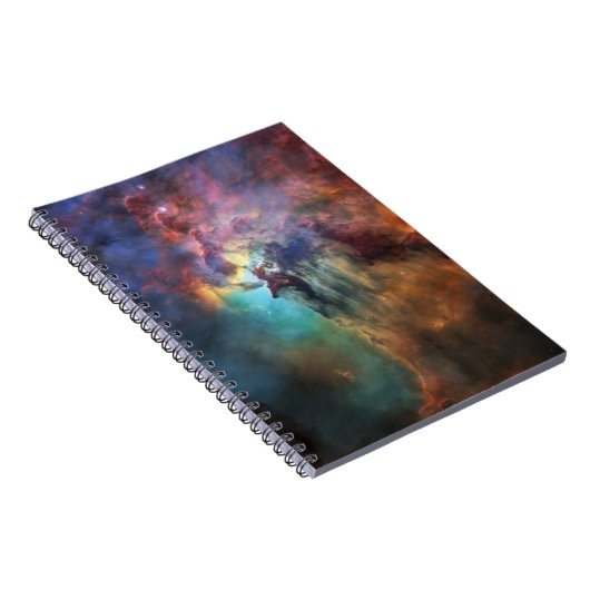 Stormachtige Zeeen van Lagune Nebula in Boogschutt Notitieboek (Rechterzijde)
