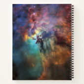 Stormachtige Zeeen van Lagune Nebula in Boogschutt Notitieboek (Achterkant)