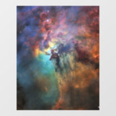 Stormachtige Zeeen van Lagune Nebula in Boogschutt Raamsticker (Vel)