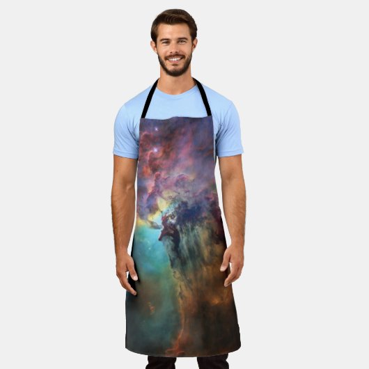 Stormachtige Zeeen van Lagune Nebula in Boogschutt Schort (Gedragen)