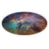 Stormachtige Zeeen van Lagune Nebula in Boogschutt Snijplank (Hoek)