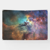 Stormachtige Zeeen van Lagune Nebula in Boogschutt Spandoek (Horizontaal)