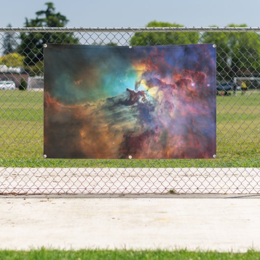 Stormachtige Zeeen van Lagune Nebula in Boogschutt Spandoek (Insitu)