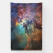 Stormachtige Zeeen van Lagune Nebula in Boogschutt Spandoek (Verticaal)