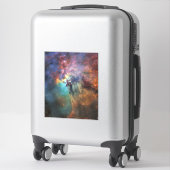 Stormachtige Zeeen van Lagune Nebula in Boogschutt Sticker (Koffer)