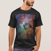 Stormachtige Zeeen van Lagune Nebula in Boogschutt T-shirt (Voorkant)
