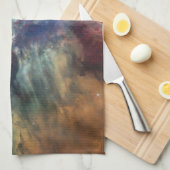 Stormachtige Zeeen van Lagune Nebula in Boogschutt Theedoek (Quarter Fold)