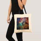 Stormachtige Zeeen van Lagune Nebula in Boogschutt Tote Bag (Voorkant (product))