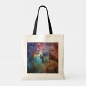 Stormachtige Zeeen van Lagune Nebula in Boogschutt Tote Bag (Achterkant)