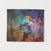 Stormachtige Zeeen van Lagune Nebula in Boogschutt Wandkleed (Voorkant (horizontaal))