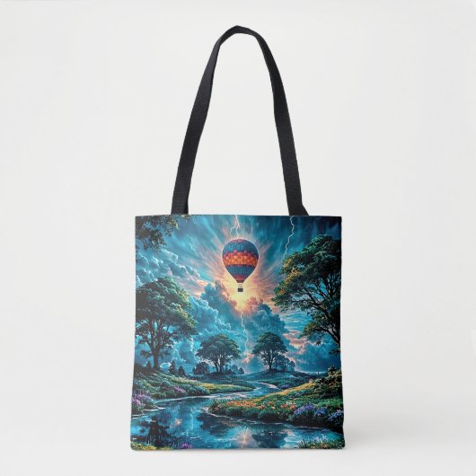 stormachtige zomervlucht tote bag (Voorkant)