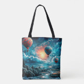 stormachtige zomervlucht tote bag (Achterkant)