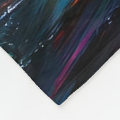 Stormachtige zonsondergang over Serene Lake Fleece Deken (Hoek)