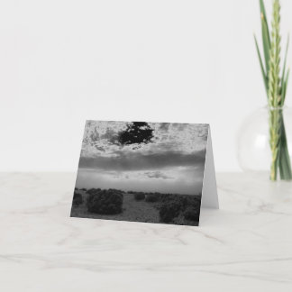 Stormachtige zonsopgang in New Mexico Notecard Kaart