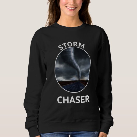 StormChaser Weather Tornado Hurricane Apparel Men Trui (Voorkant)