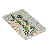 Stormen maken dat bomen dieper worden geworteld magneet (Rechterzijde)