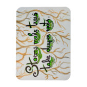 Stormen maken dat bomen dieper worden geworteld magneet (Verticaal)