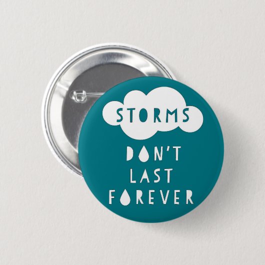 Stormen Niet eeuwig Button donker (Voorkant /achterkant)