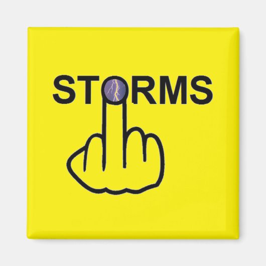 Stormen omdraaien magneet (Voorkant)