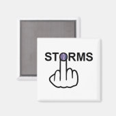 Stormen omdraaien magneet (Voorkant / Achterkant)