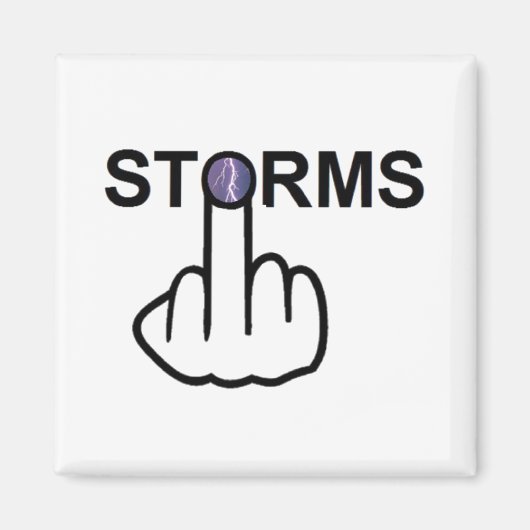 Stormen omdraaien magneet (Voorkant)