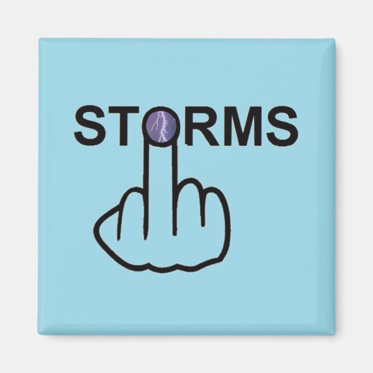 Stormen omdraaien magneet (Voorkant)