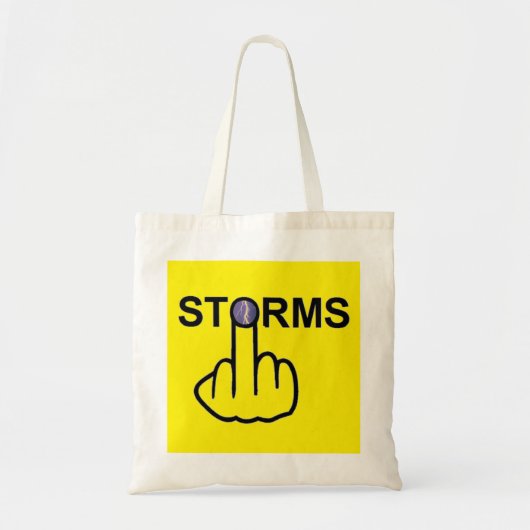 Stormen omdraaien tote bag (Voorkant)