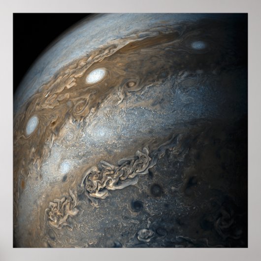 Stormen op Jupiter van Juno Cam (2017) Poster (Voorkant)