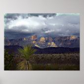 Stormen over Maderas Del Carmen Poster (Voorkant)