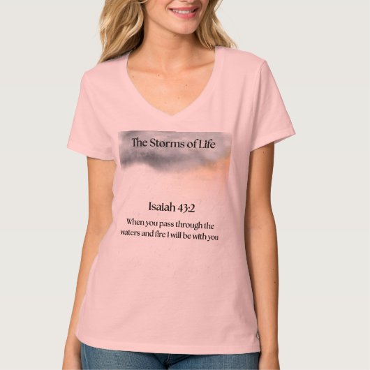 Stormen van het leven t-shirt (Voorkant)