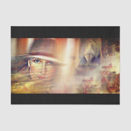 Stormen van het leven tissuepapier (Voorkant)