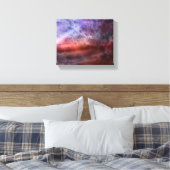 Stormen van Life Canvas Print (Insitu (Slaapkamer))