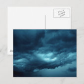Stormen wolken briefkaart (Voorkant / Achterkant)