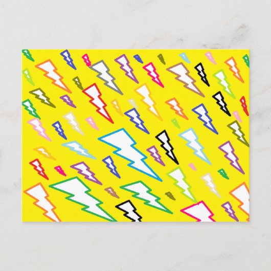 Stormen wolken lichter worden briefkaart (Voorkant)