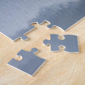 stormen wolken over de trailers legpuzzel (Zijkant)